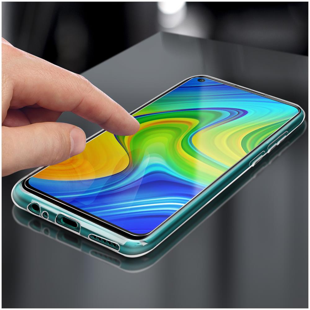 Cover Xiaomi Redmi Note 9 Silicone + Vetro Temperato Trasparente - Foto 2