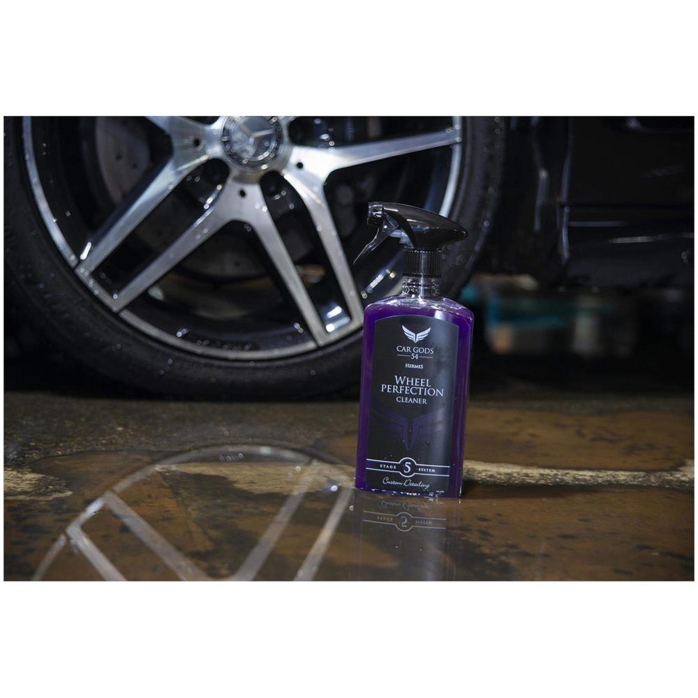 Auto Dei 54 Cerchio In Lega Cleaner Colore Viola Cambiamento Hermes Rotella Perfezione Cleaner 500ml - Foto 2