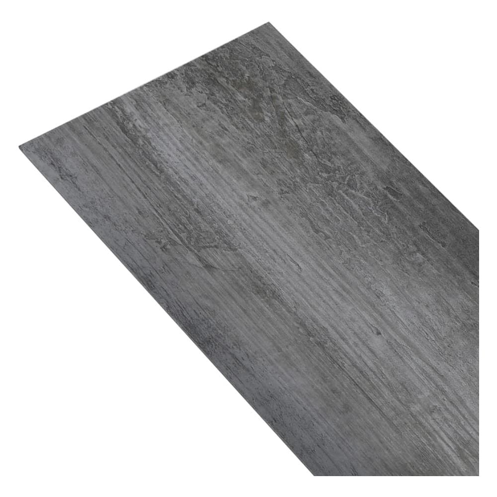 Listoni Pavimento in PVC 4,46 m² 3 mm Autodesivi Grigio Lucido - Foto 7