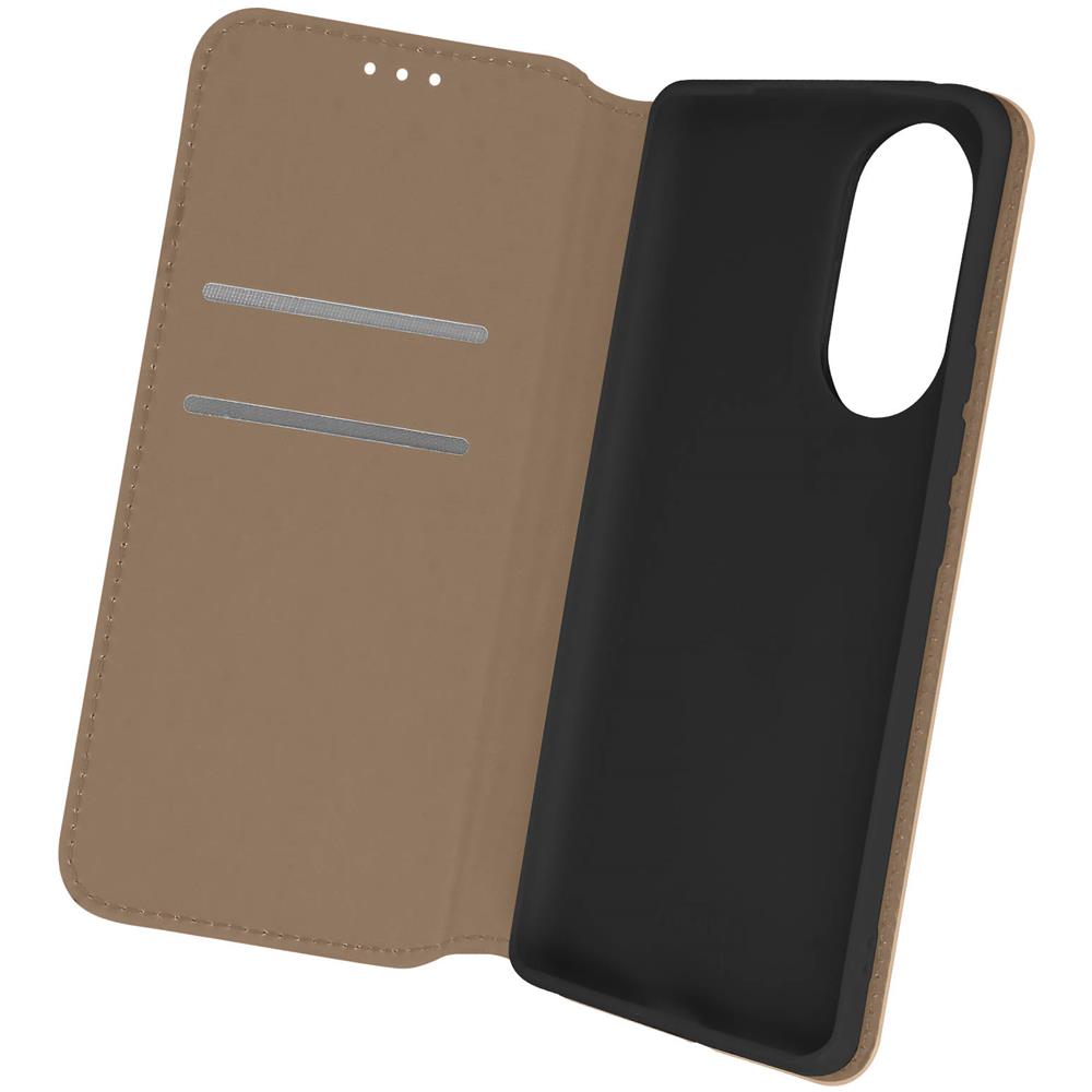 Custodia Per Huawei Nova 9 Portacarte Copertina Magnetica Oro - Foto 1