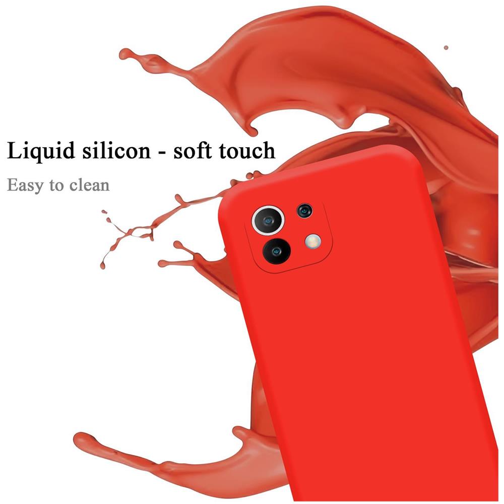 Cadorabo Custodia Compatibile Con Xiaomi Mi 11 5g In Liquid Rosso - Coperchio Protettivo In Silicone Tpu Flessibile - Foto 2