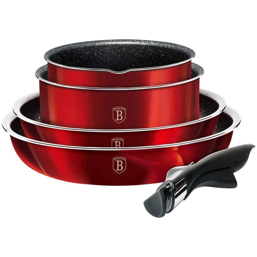 Berlingerhaus Bh-6145 Set Di Pentole In Granito Click & Cook - Foto 7