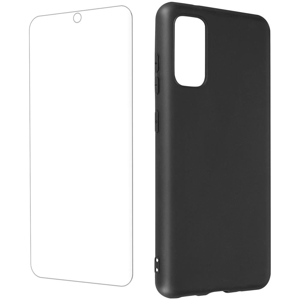 Cover Silicone Samsung Galaxy S20 Fe Nera + Vetro Temperato 9h Trasparente - Foto 5