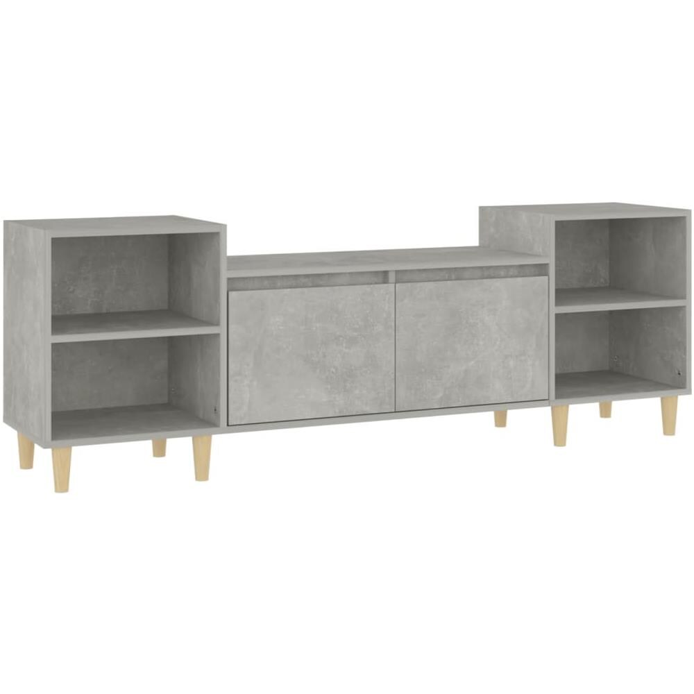 Mobile Per Tv Grigio Cemento 160x35x55 Cm Legno Multistrato - Foto 2