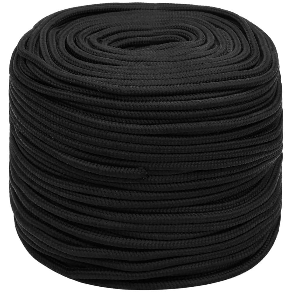 Corda Nautica Completamente Nera 10 Mm 100 M In Polipropilene - Foto 2