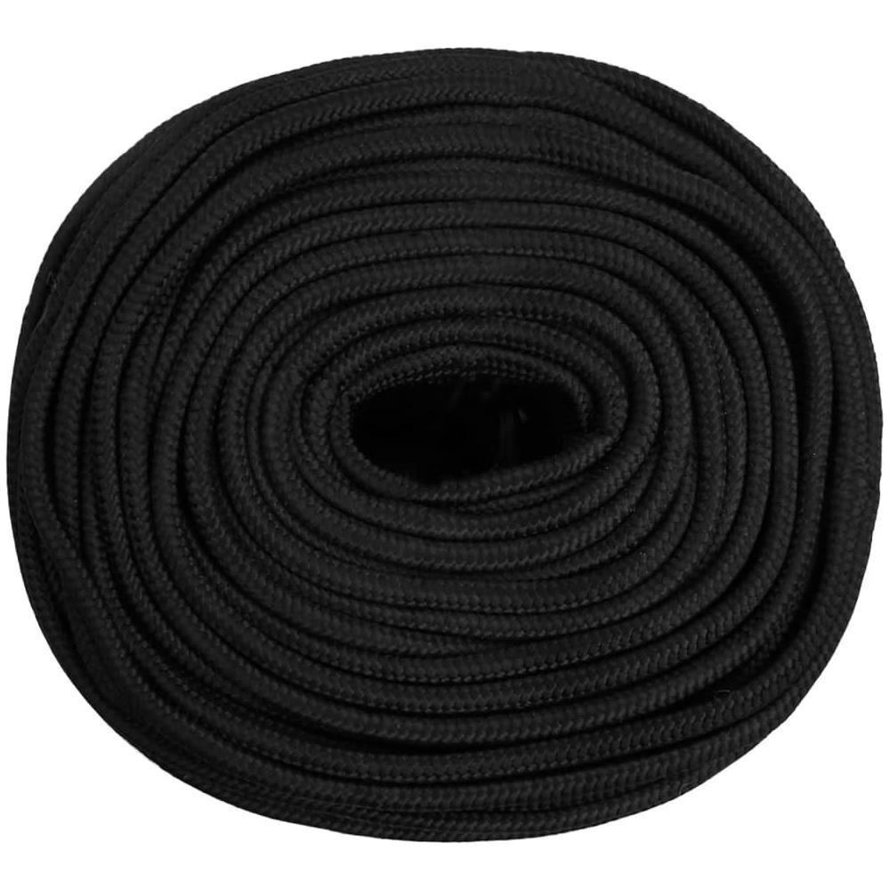 Corda Nautica Completamente Nera 10 Mm 100 M In Polipropilene - Foto 3
