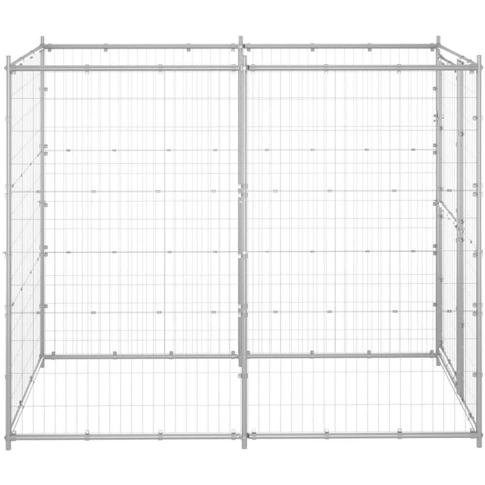 Gabbia Per Cani Da Esterno In Acciaio Zincato 110x220x180 Cm - Foto 3