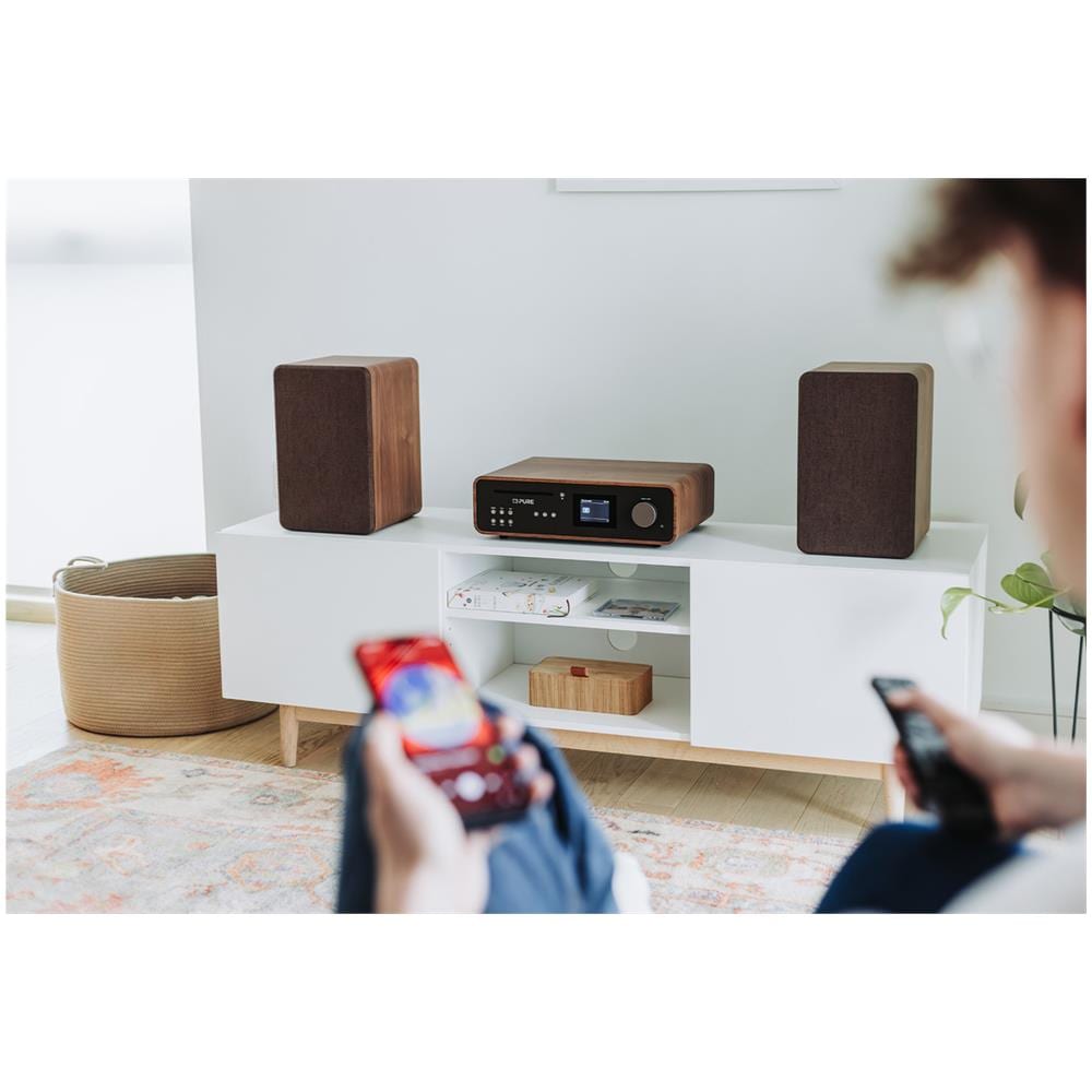 Sistema Micro Hi-Fi Stereo Classic 50 W Nero / Noce - Foto 10