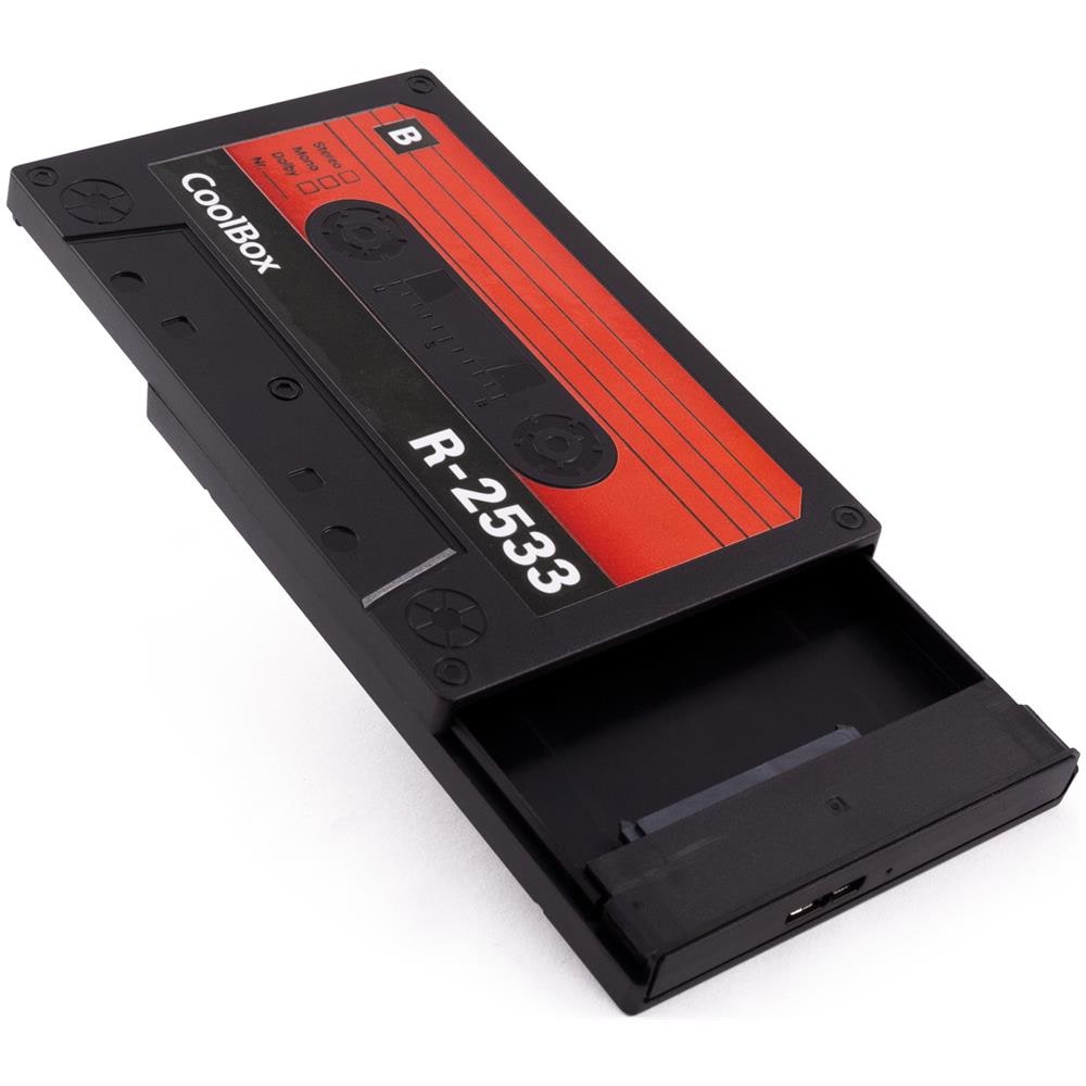 SlimChase R-2533 Box esterno HDD /SSD Nero, Rosso 2.5" - Foto 4