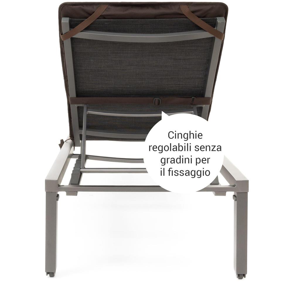 Cuscino per lettino FLAIR - Marrone - 200x70cm - Foto 4