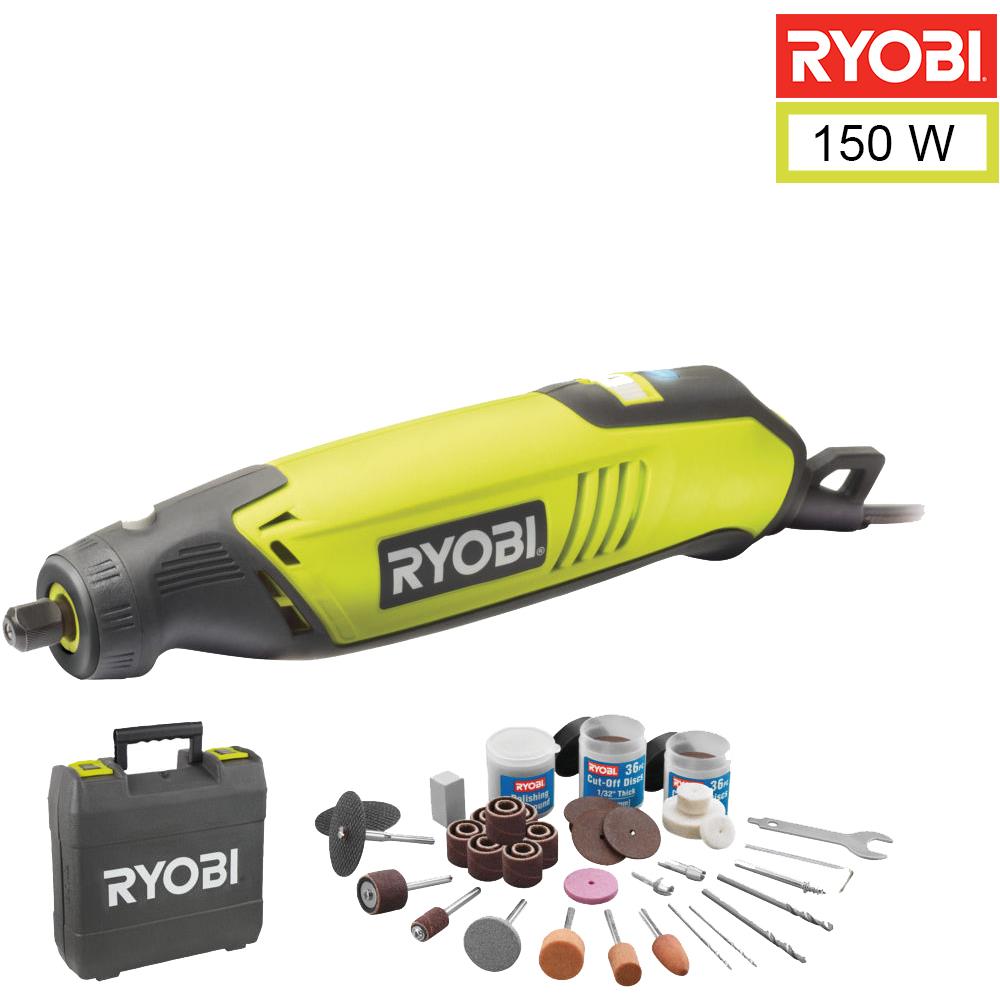 Cassetta Degli Attrezzi Multifunzione Ryobi 150w - 115 Accessori - Albero Flessibile - Supporto Telescopico Eht150v - Foto 1