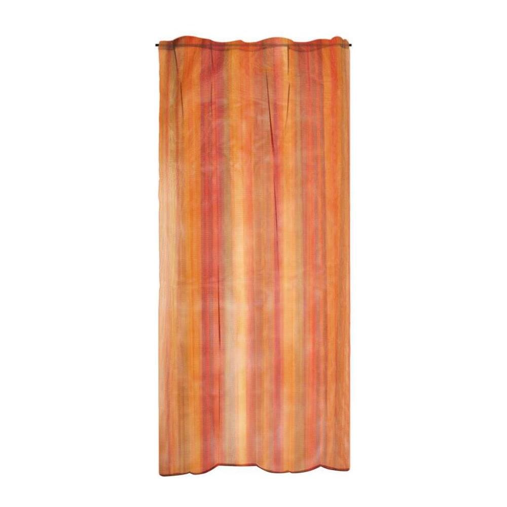 Zanzariera A Tenda Ecco Drop Da Cm 150x250 Colore Orange Rigata - Foto 1