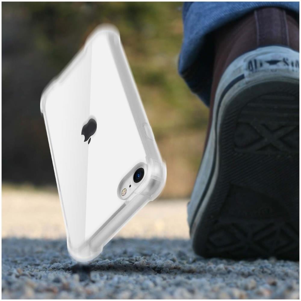 Cover Silicone Morbida Con Angoli Rafforzati Per Apple Iphone 7 E 8- Trasparente - Foto 11