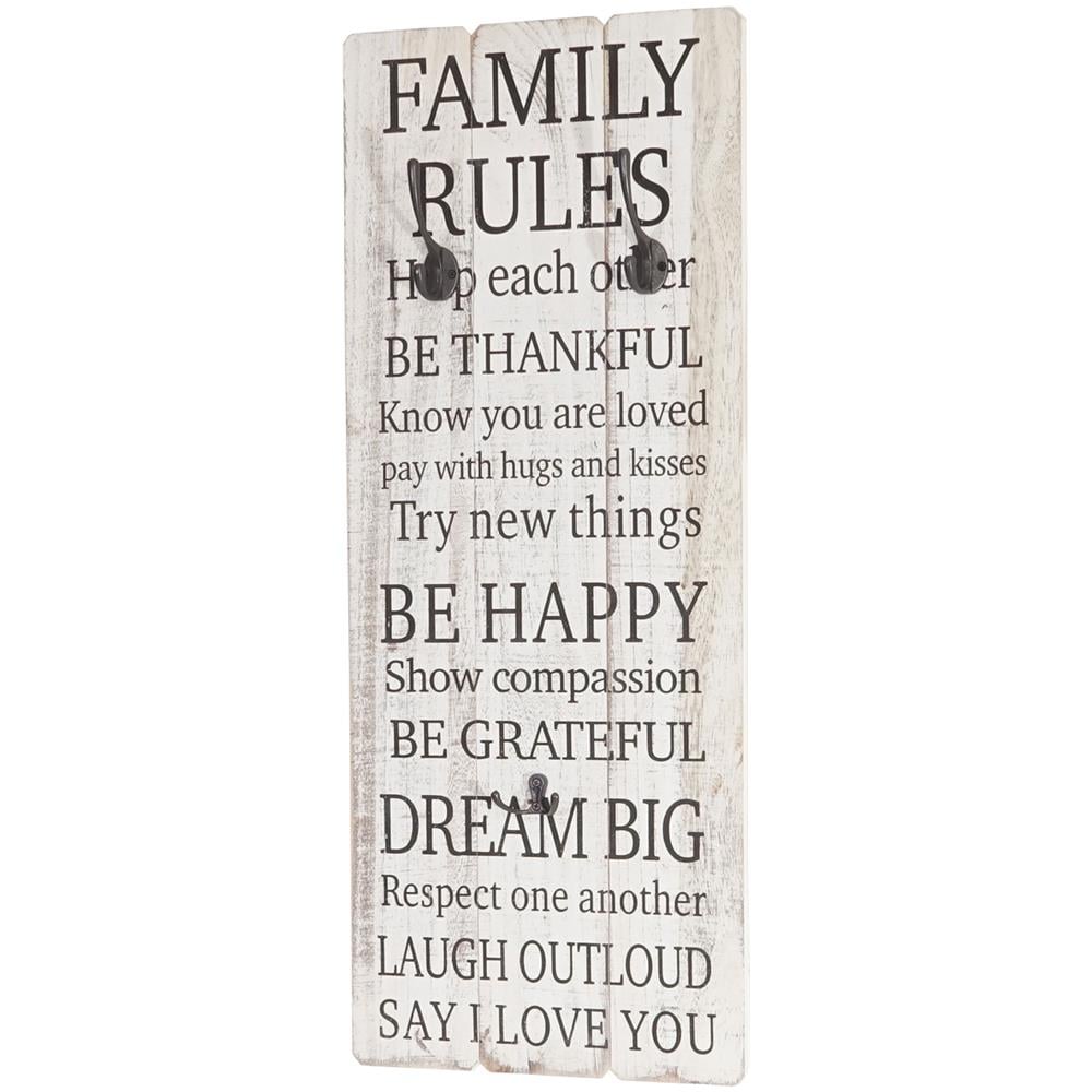 NON UTILIZZATO] Targa Cartello Pensile Decorativa Shabby Vintage Legno Paulonia 25x10cm Sweet Home 76975622