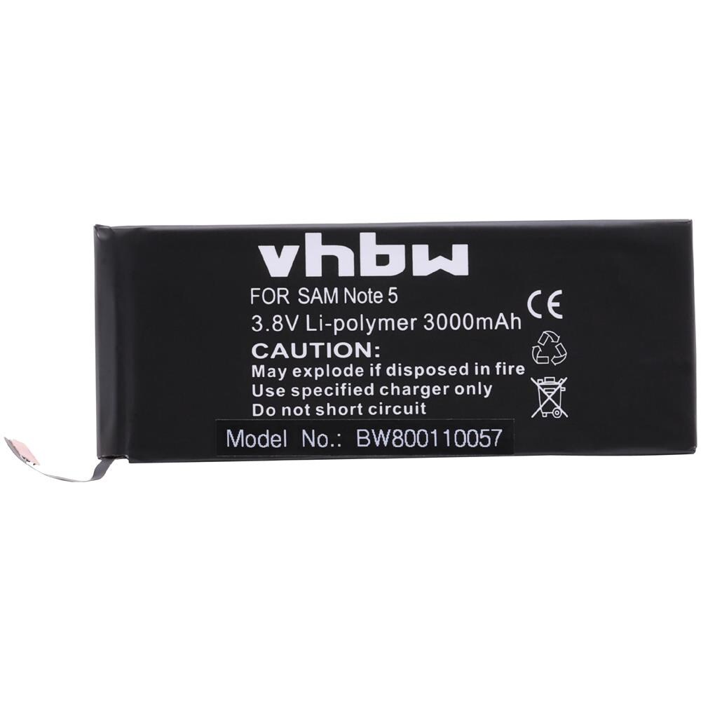 Li-polymer Batteria 3000mah (3.8v) Per Cellulari E Smartphone Samsung Galaxy Note 5, Note 5 Dual Sim Sostituisce Eb-bn920abe. - Foto 2