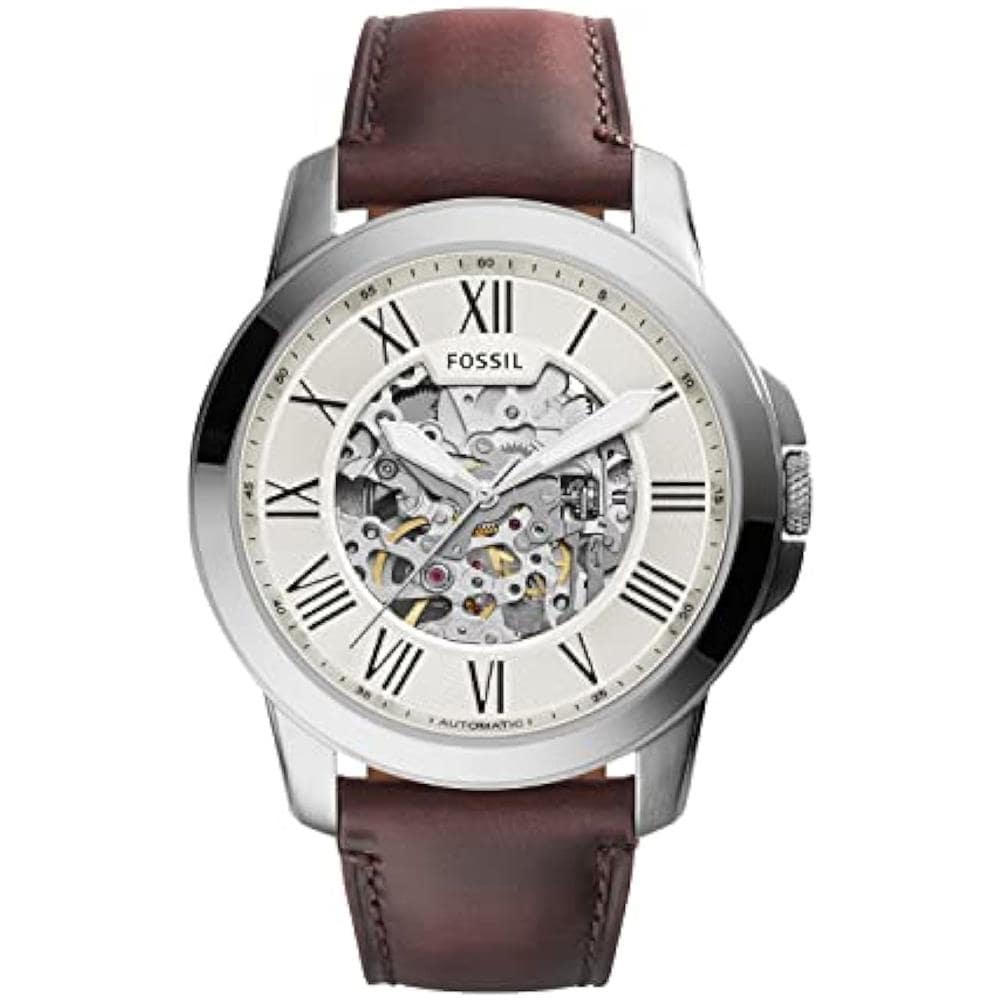 Me3099 Concessione Automatica Di Scheletro Beige Dial Orologio Da Uomo - Foto 1