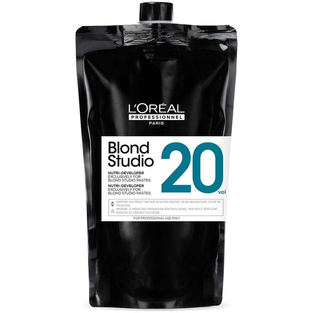 Professionnel, Blond Studio Nutri-developer, Schiarire, Crema Ossidante Per Capelli, 20 Vol, 1000 Ml - Foto 1