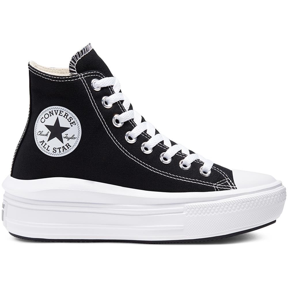 568497c Ct All Star Hi Trainer Donna Taglia 35 Colore Nero /Bianco - Foto 1