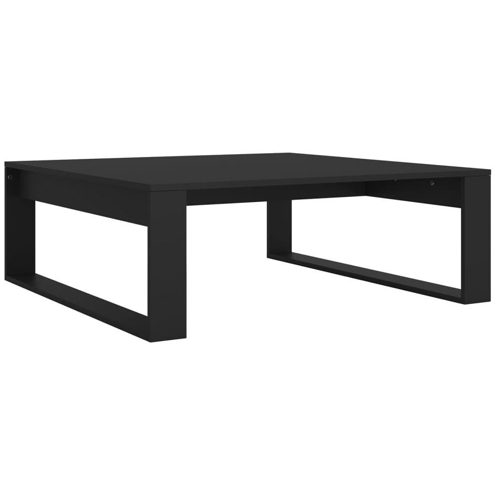 Tavolino da Salotto Nero 100x100x35 cm Truciolato - Foto 2