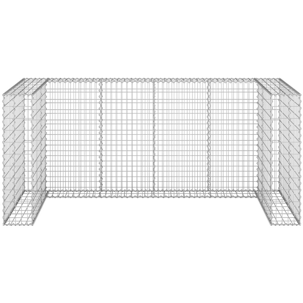 Gabbione Per Bidoni In Acciaio Zincato 250x100x110 Cm - Foto 3