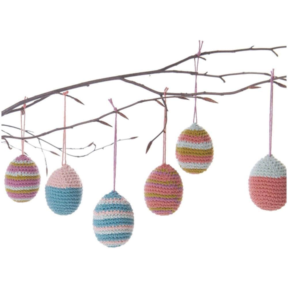 Kit Ricorumi Uova Di Pasqua Appariscenti All'uncinetto - Foto 1