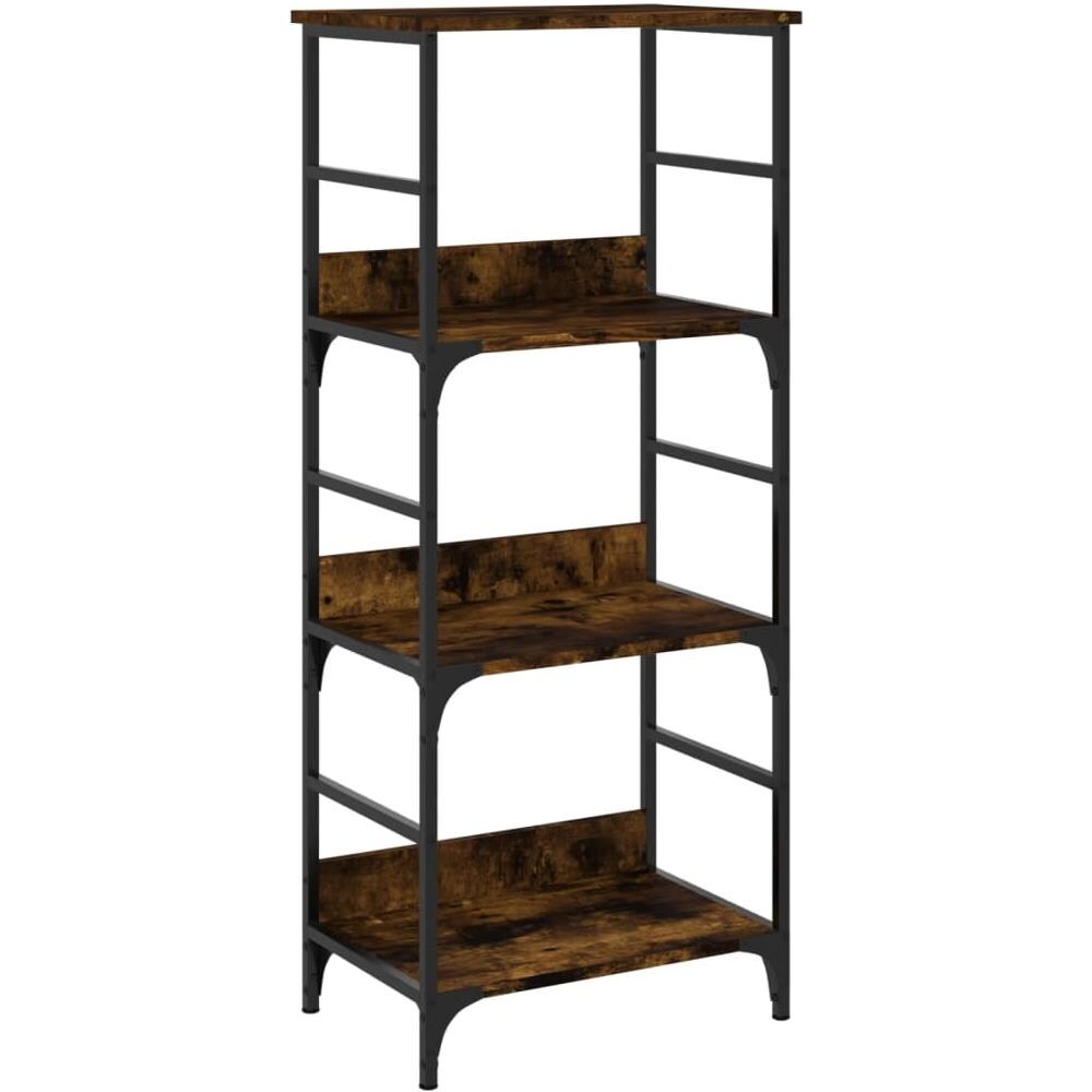 Libreria Rovere Fumo 50x33x117,5 Cm In Legno Multistrato - Foto 2