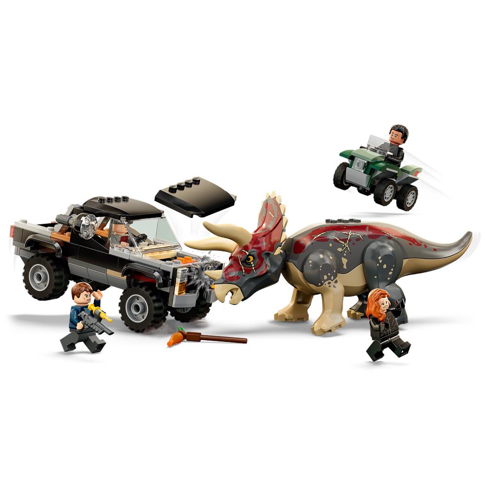 76950 Jurassic World Triceratopo: Agguato al Pickup - Foto 3