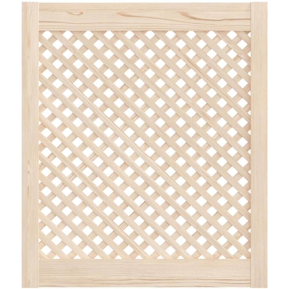 Ante Con Design A Reticolo 2 Pz 59,5x69 Cm In Legno Di Pino - Foto 3