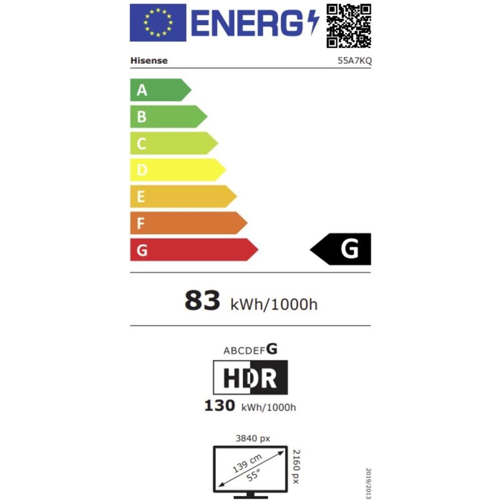 TV QLED Ultra HD 4K 55" 55A7KQ Smart TV VIDAA 2023 - Foto 2