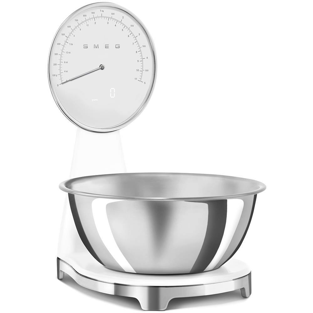 Bilancia da Cucina Elettronica KSF01WHWW con Capacità Massima 5 kg Display LCD Colore Acciaio / Bianco - Foto 2