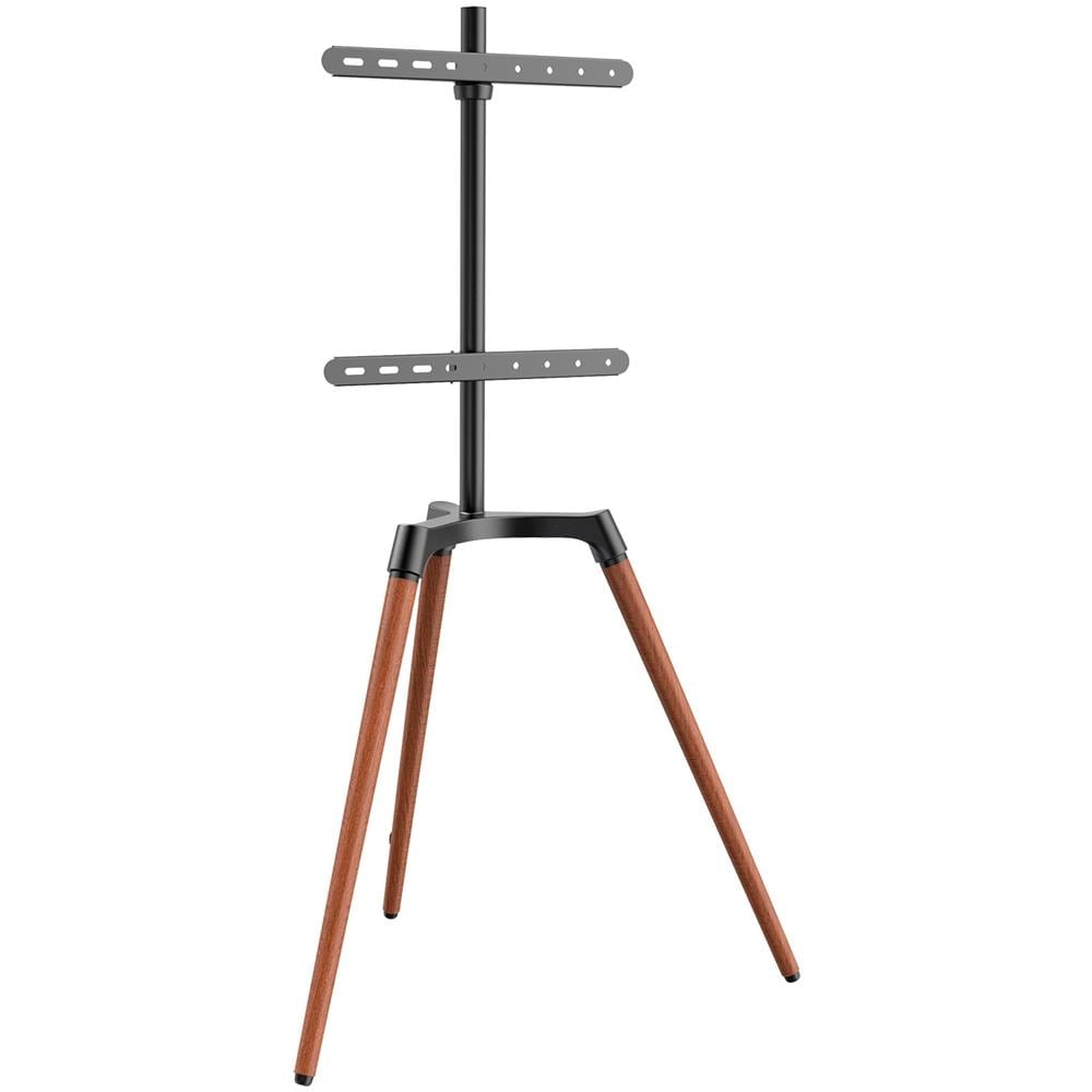 HT 20 L supporto da tavolo per Tv a schermo piatto 165,1 cm (65") Pavimento Nero, Noce - Foto 1