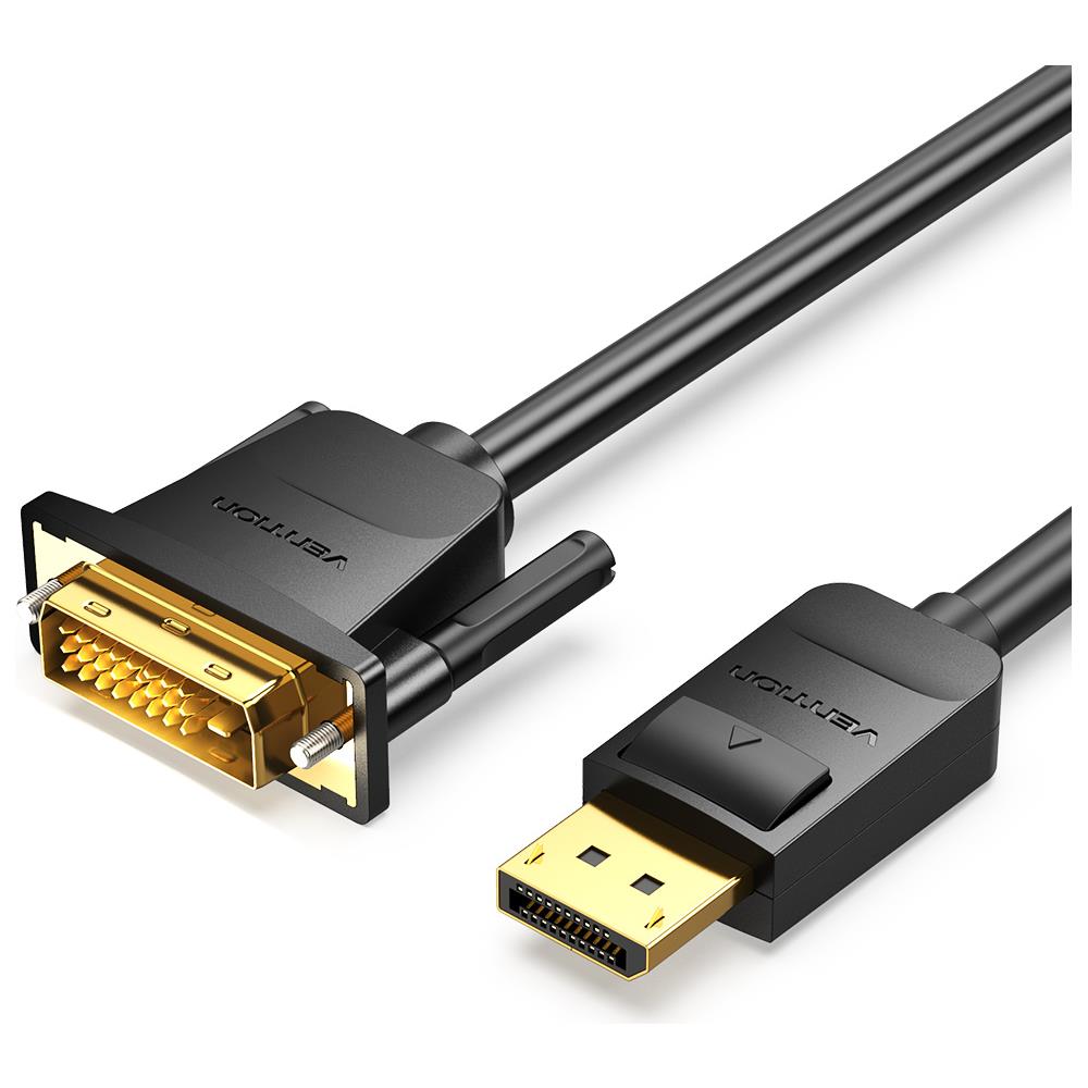 HAFBH cavo e adattatore video 1 m DisplayPort DVI Nero - Foto 1