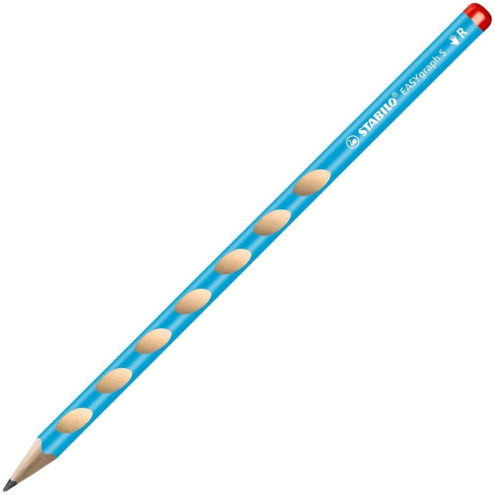 EASYgraph S - Matita Ergonomica triangolare Sottile - per Destrimani - Azzurro - Confezione da 12 - Gradazione HB - Foto 2