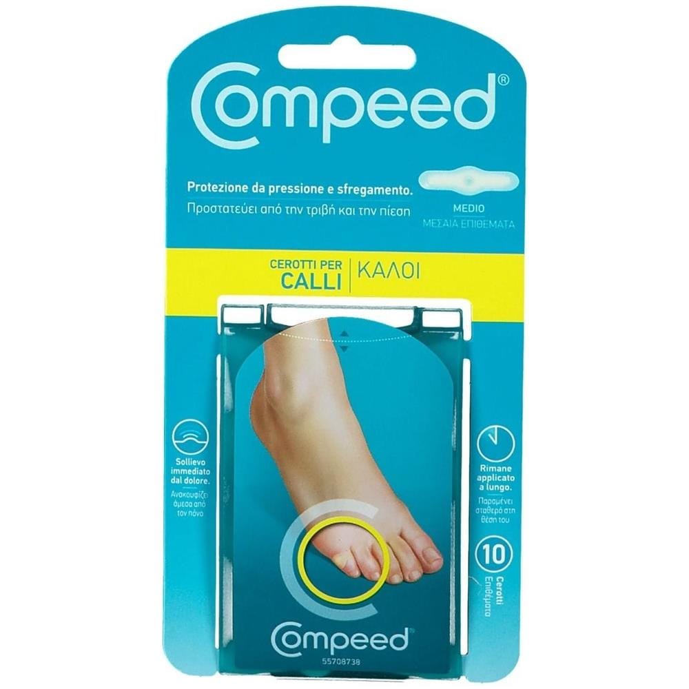 Compeed Cerotti per Calli Medio 10 Pezzi - Foto 1