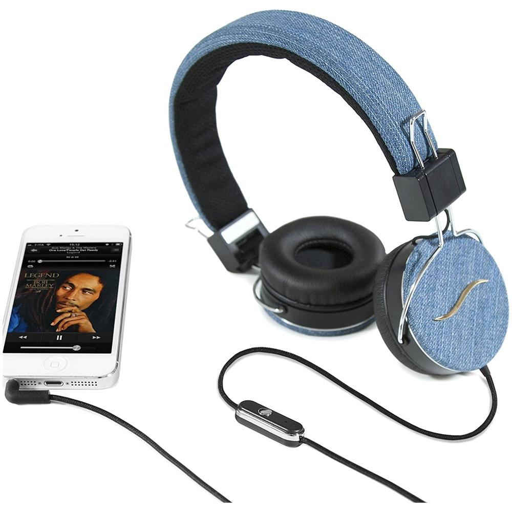 Cuffie Hi-Deejay On-Ear con Control Talk Colore Blu - Foto 1