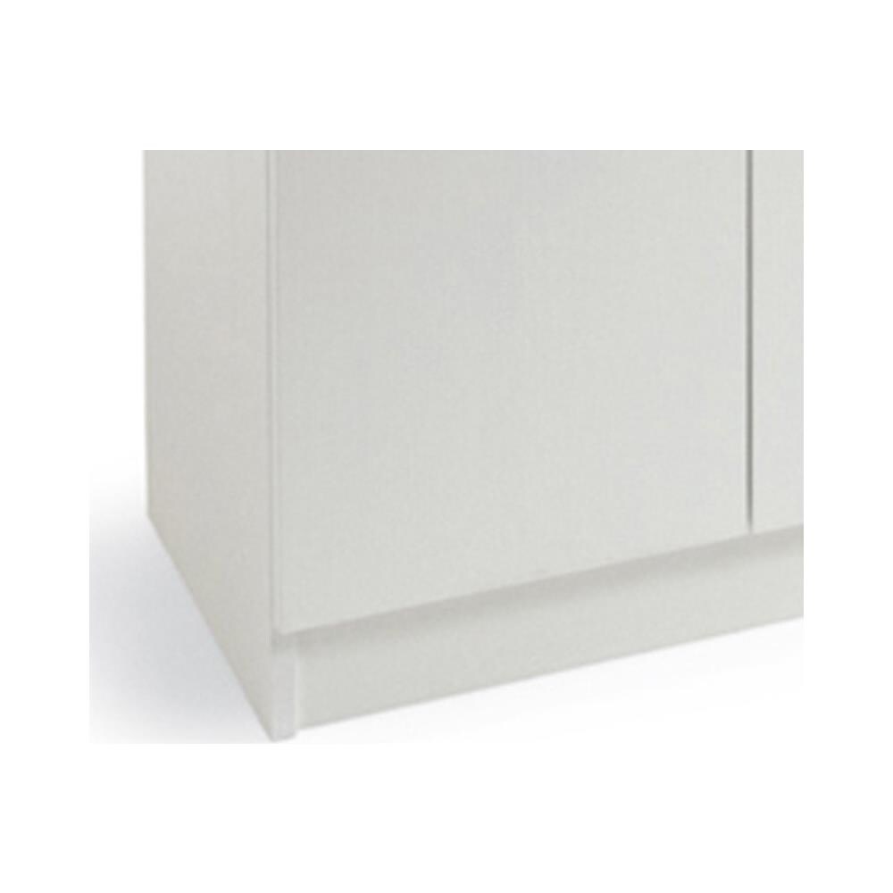 Armadio Scarpiera Multiuso Bianco In Legno Nobilitato 2 Ante H130x71x38 - Foto 4