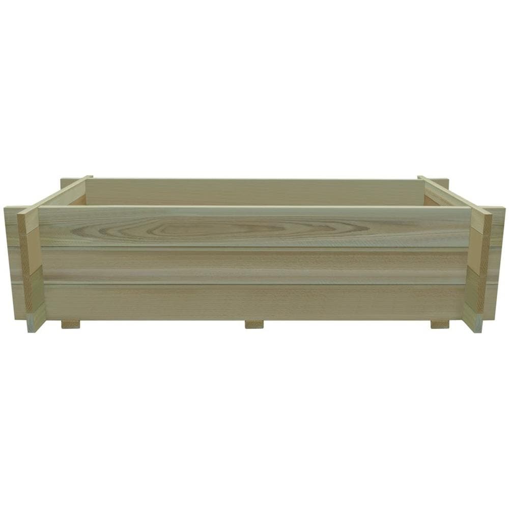Fioriera Da Giardino Letto Vegetale Pino Impregnato 100x50x77cm - Foto 2