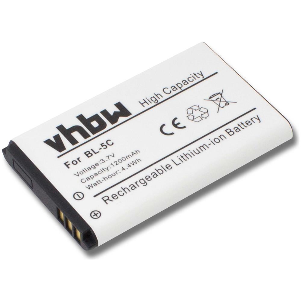 Li-ioni Batteria 1200mah (3.7v) Per Cellulare Smartphone Telefono T-com Telekom Sinus A806 Come A051. - Foto 1