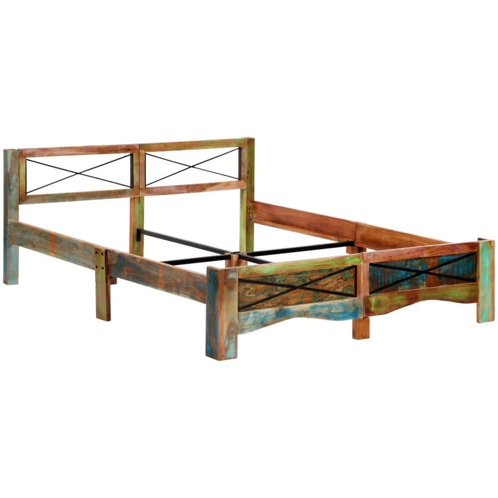 Giroletto In Legno Massello Di Recupero 160x200 Cm - Foto 2