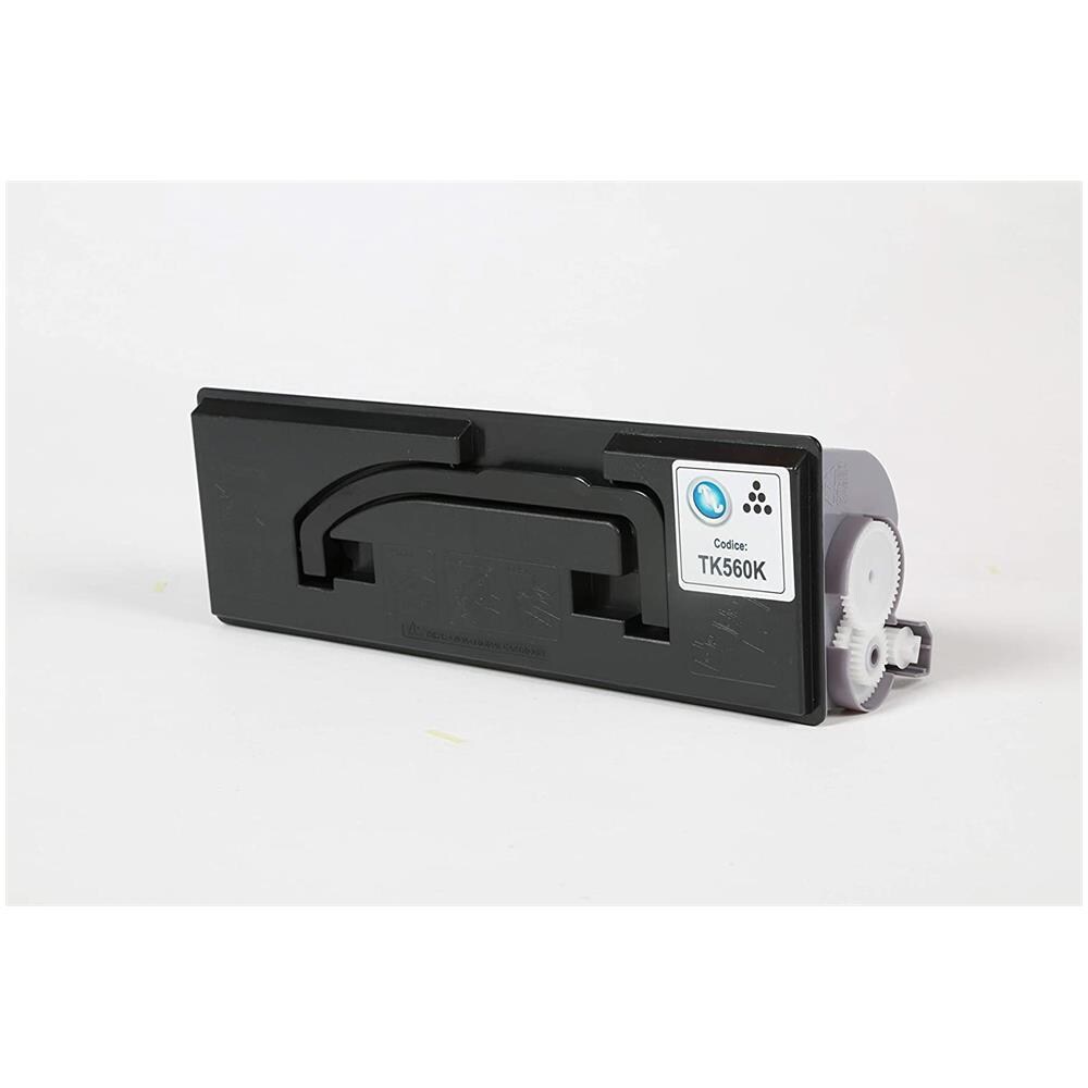TONER COMPATIBILE -  Kyocera Tk-560k Nero 1t02hn0eu0 Per Fs-c5350dn, 5300dn, Ecosys P6030cdn Fornito Di Intelligent Chip Capacità 12000 Copie Made In Italy - Foto 2