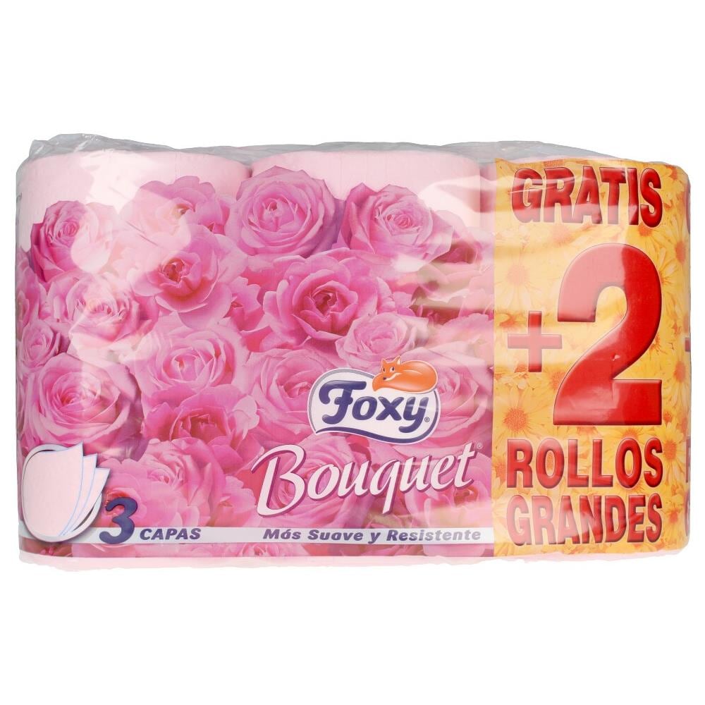 Bouquet Carta Igienica Colore E Profumo 3 Strati 6 Rotoli - Foto 1