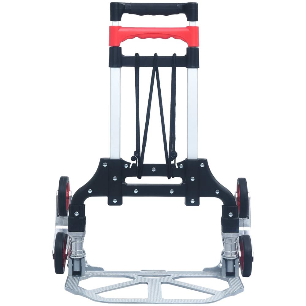 Carrello Per Scale Pieghevole 70 Kg In Alluminio Argento - Foto 2