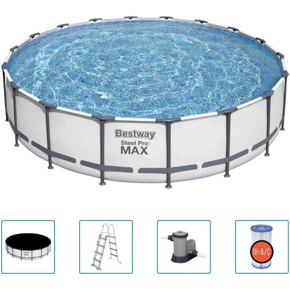 Set Piscina Steel Pro MAX 549x122 cm - Foto 1