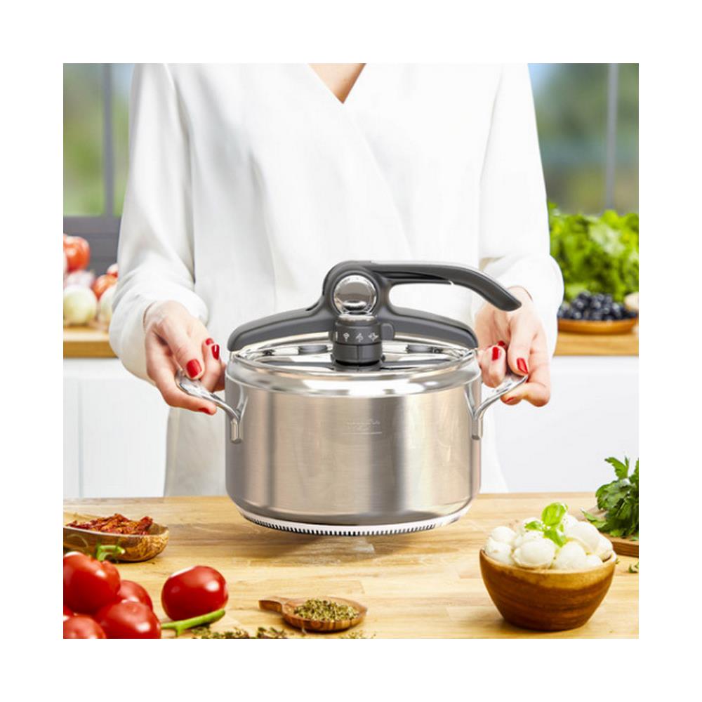 Pentola A Pressione In Acciaio Inox 5l - 012021010505 - Foto 4