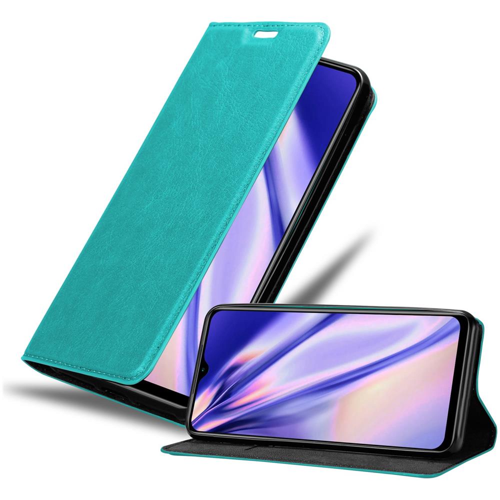 Custodia Compatibile Con Xiaomi Redmi 9t / Poco M3 In Turchese Petrolio - Coperchio Protettiva Con Chiusura Magnetica, Funzione Stand E Tasca Per Le Carte - Foto 1