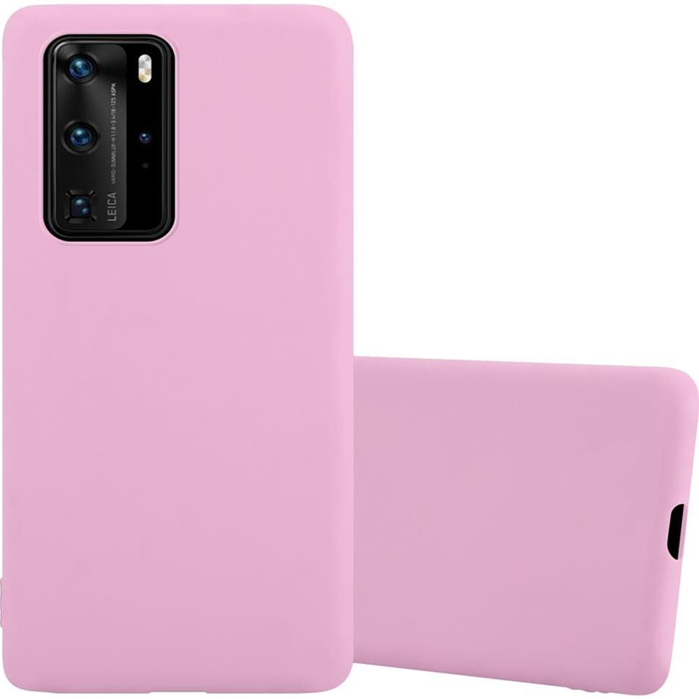 Custodia Compatibile Con Huawei P40 Pro+ In Candy Rosa - Coperchio Protettivo In Silicone Tpu Flessibile - Foto 1