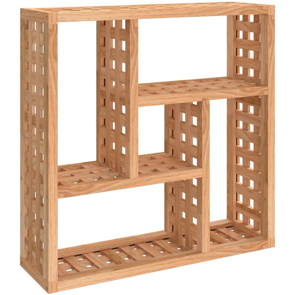 Mensola Da Parete 49x15x49 Cm In Legno Massello Di Noce - Foto 2