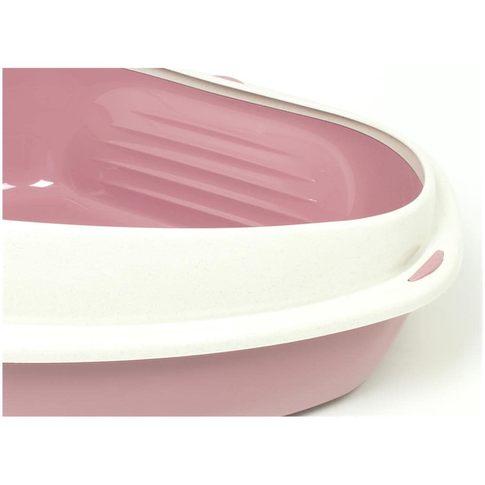 Lettiera Toilette Per Gatti Angolare 58x48x20,5cm Modello 700091 Colore Rosa - Foto 3