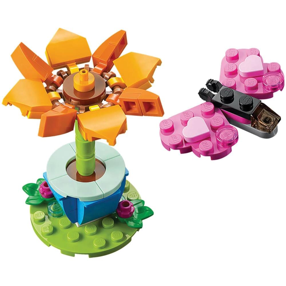 Set da Costruzione Garden Flower and Butterfly Multicolore - Foto 3