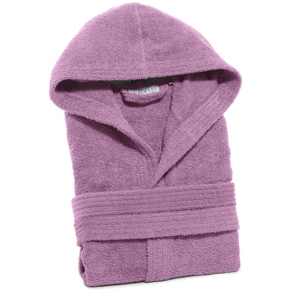 Accappatoio Con Cappuccio Spugnissima Minorca In Cotone Colore Viola Misura Xl - Foto 1